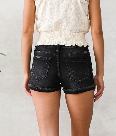 KanCan Signature Mid-Rise Stretch Short BACK