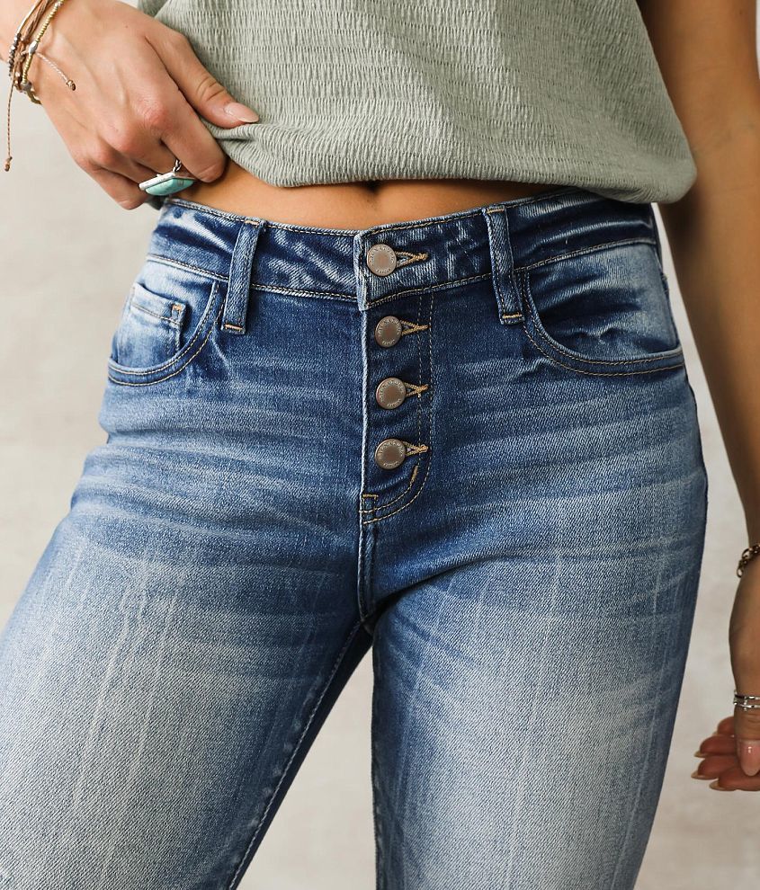 Mid-Rise Ankle Straight Jean