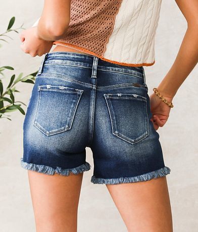 KanCan Signature Mid-Rise Stretch Short BACK