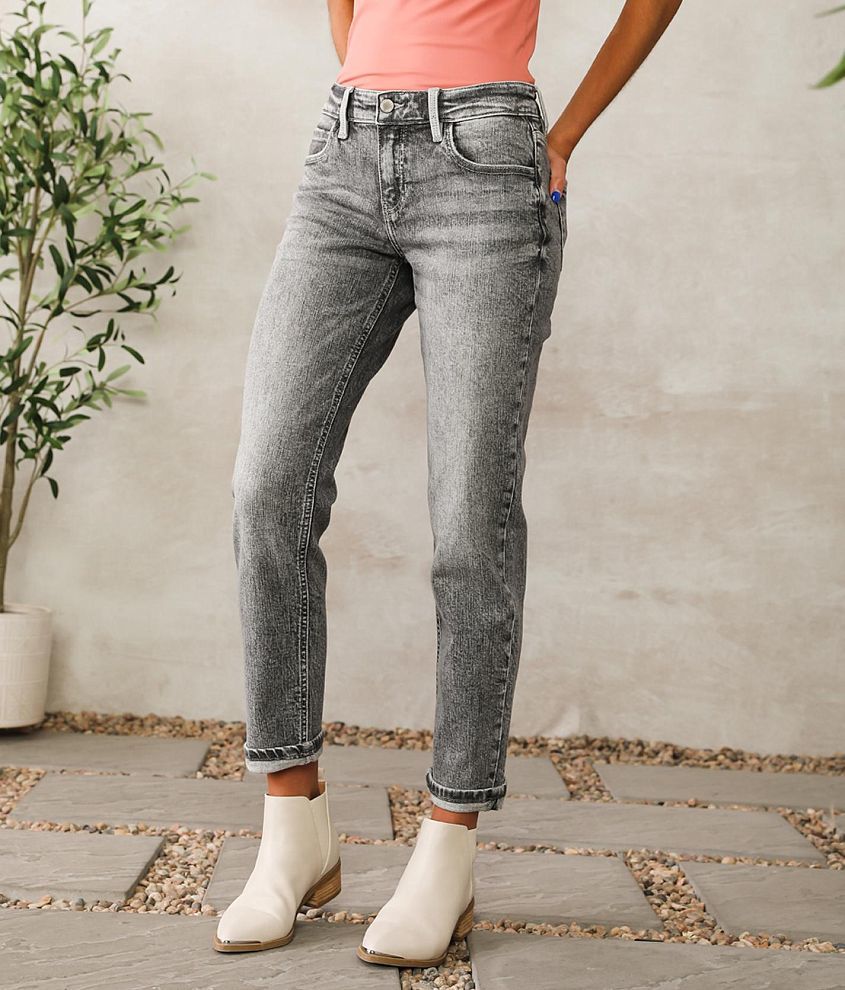 KanCan Signature Mid-Rise Relaxed Stretch Jean front view