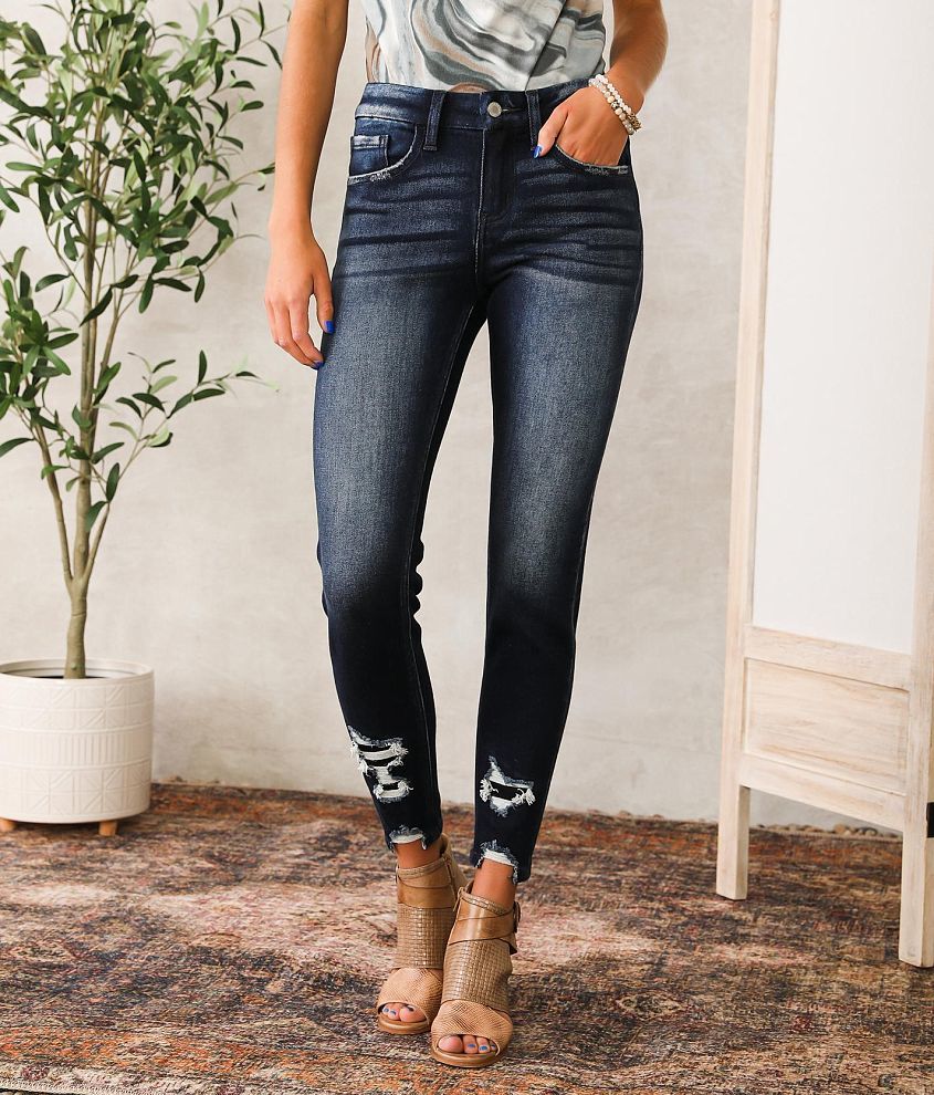 Kan Can Signature Mid-Rise Ankle Skinny Jean