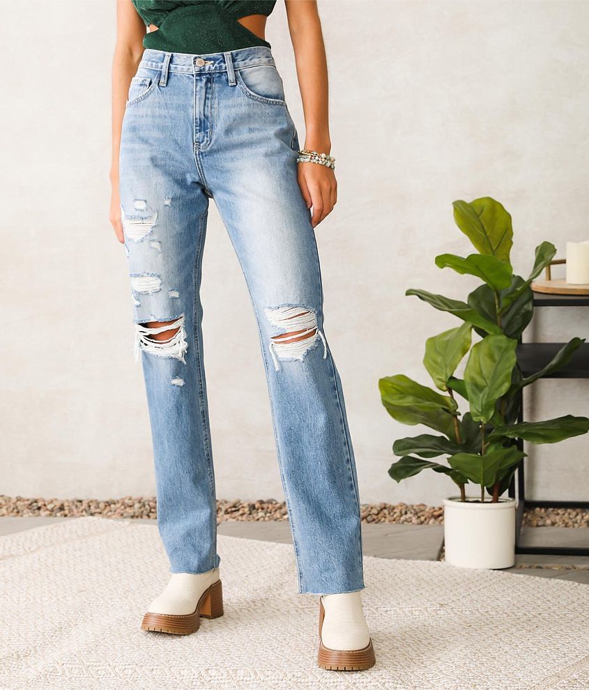 KanCan Signature 90s Boyfriend Jean front view