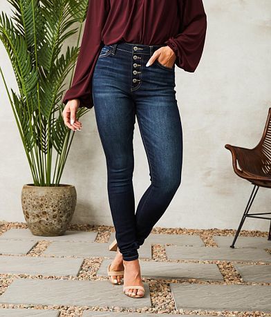 KanCan Signature Kurvy Ultra High Rise Skinny Jean front view