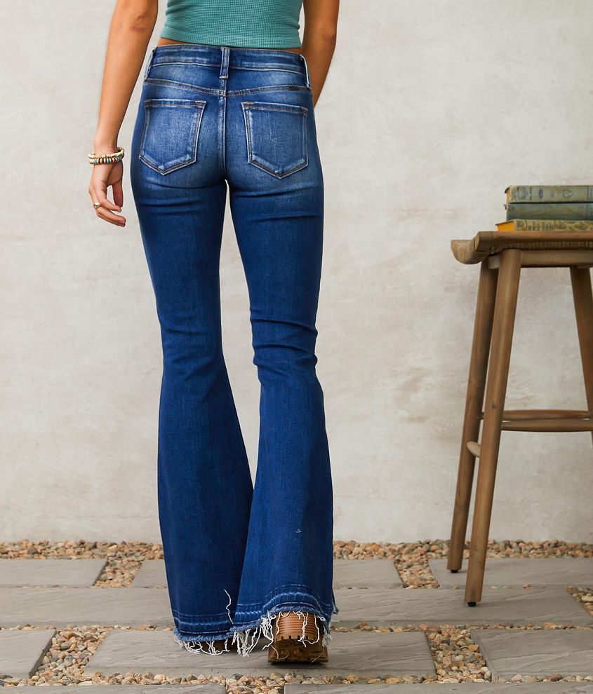 Mid-Rise Super Flare Stretch Jean