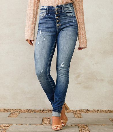 KanCan Signature Kurvy Ultra High Rise Skinny Jean front view