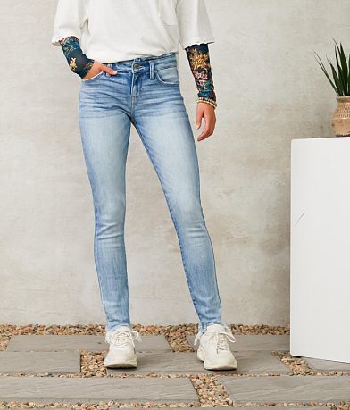 KanCan Signature Mid-Rise Skinny Stretch Jean front view