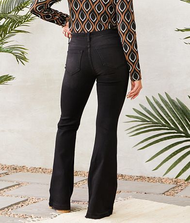 KanCan Signature Kurvy Mid-Rise Flare Jean back view