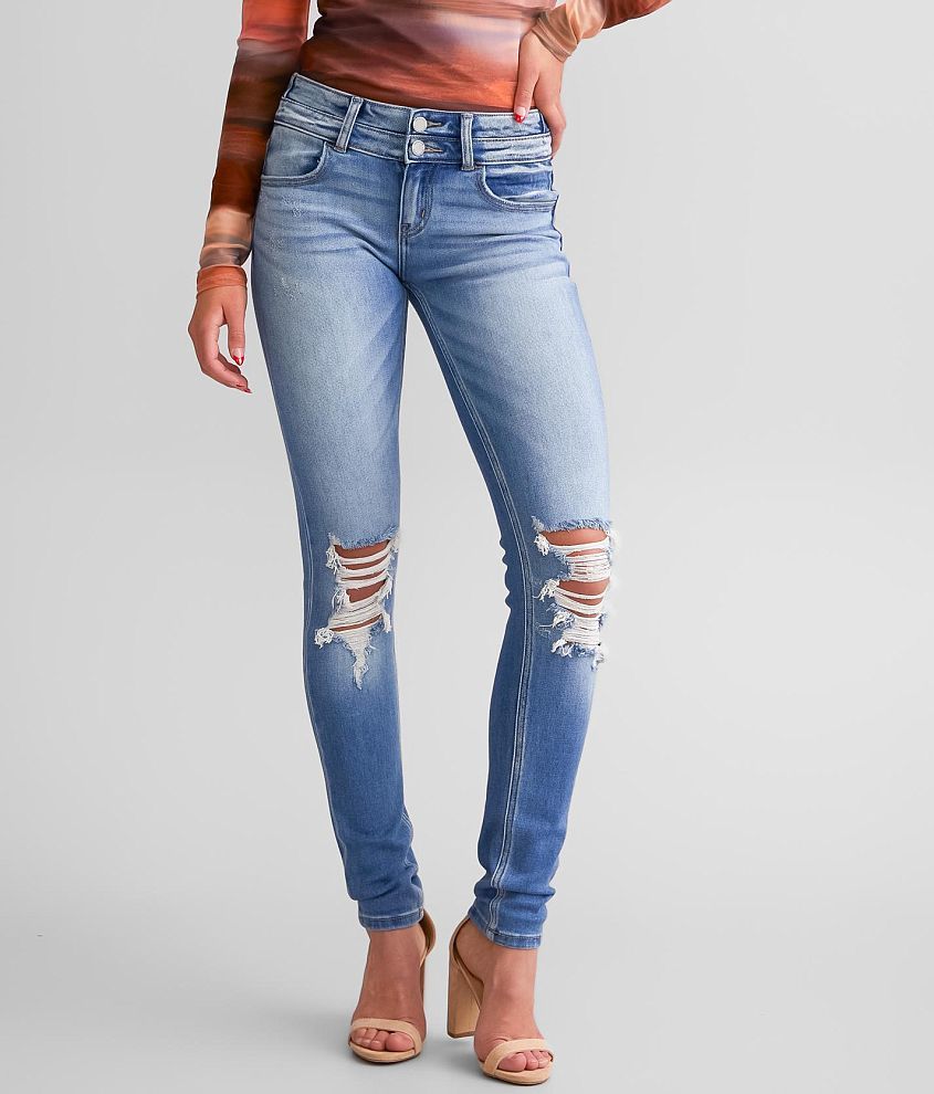 KanCan Signature Low Rise Skinny Stretch Jean front view
