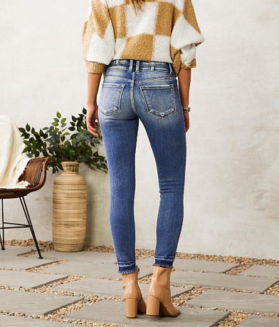 KanCan Signature Mid-Rise Ankle Skinny Stretch Jean BACK