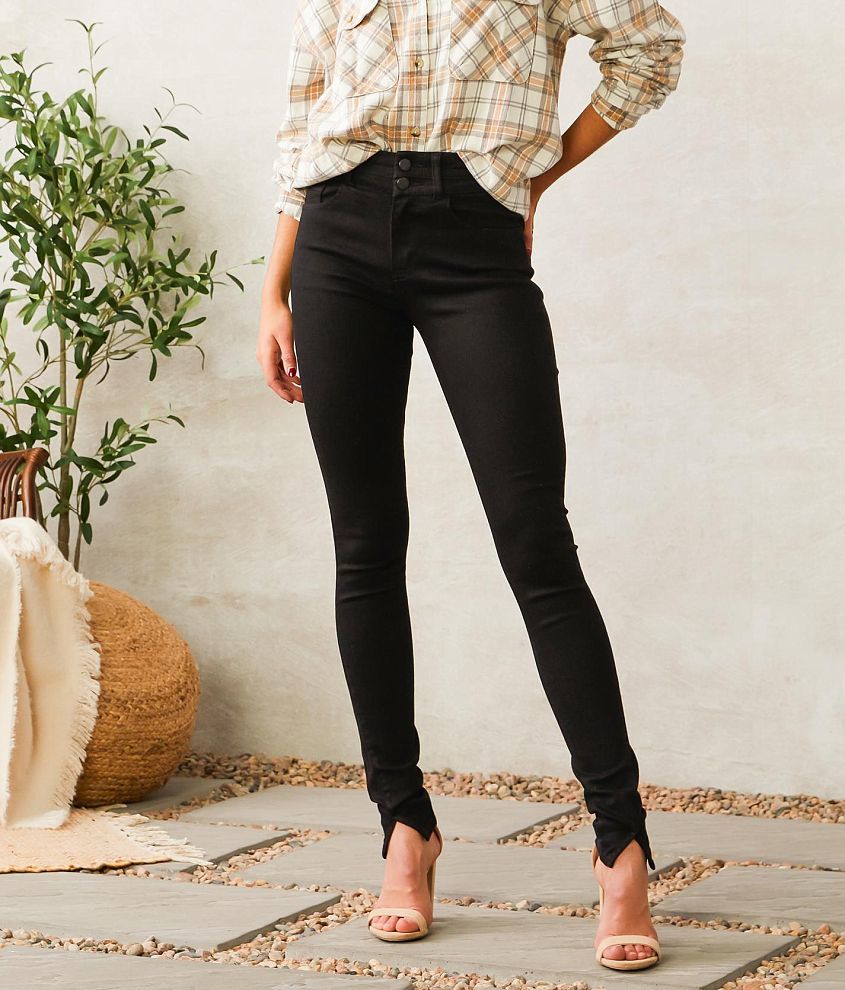 High Rise Skinny Jeans in Black