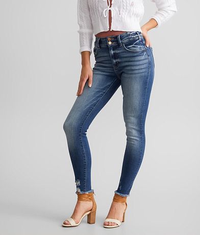 KanCan Signature Kurvy High Rise Ankle Skinny Jean front view