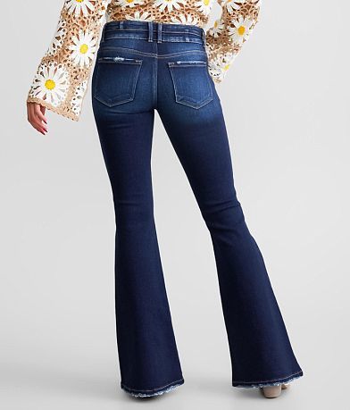KanCan Signature Low Rise Flare Stretch Jean BACK