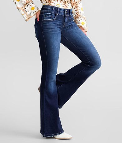 KanCan Signature Low Rise Flare Stretch Jean FULL_LEFT_SIDE