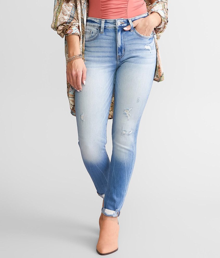 KanCan Signature High Rise Ankle Skinny Stretch Jean front view