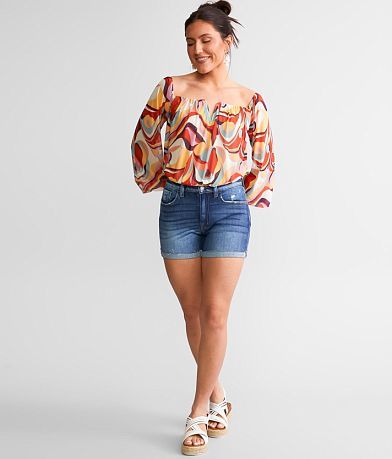 KanCan Signature High Rise Stretch Cuffed Short MISC_DETAIL_2