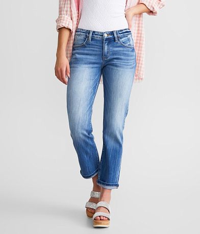 KanCan Signature Mid-Rise Relaxed Stretch Jean front view