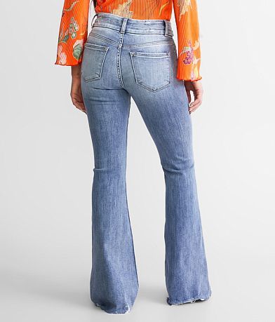 KanCan Signature High Rise Super Flare Stretch Jean back view