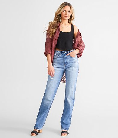 KanCan Signature 90s Straight Stretch Jean misc detail 1 view