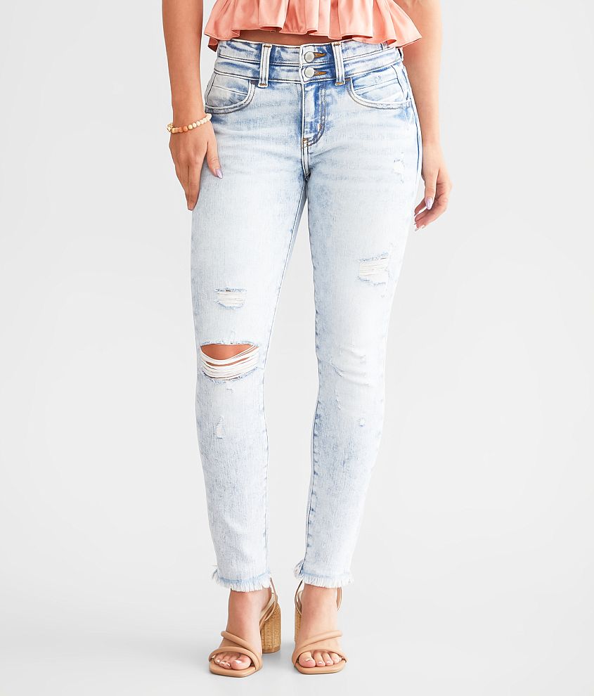 Kan Can Signature Mid-Rise Ankle Skinny Stretch Jean