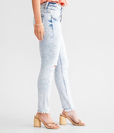 KanCan Signature Mid-Rise Ankle Skinny Stretch Jean full left side view