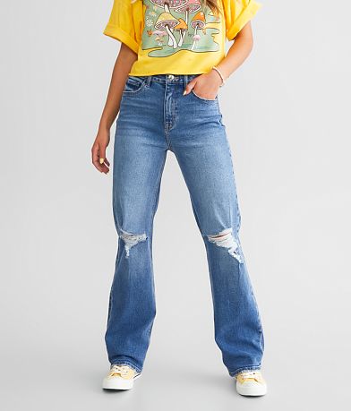 KanCan Signature 90s Straight Stretch Jean front view