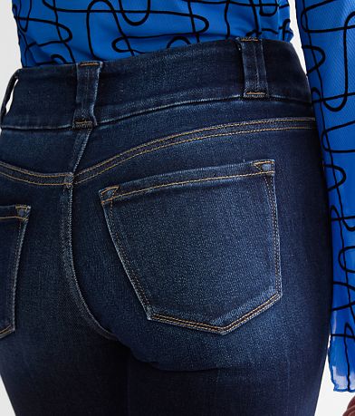 KanCan Signature Mid-Rise Flare Stretch Jean back pocket view