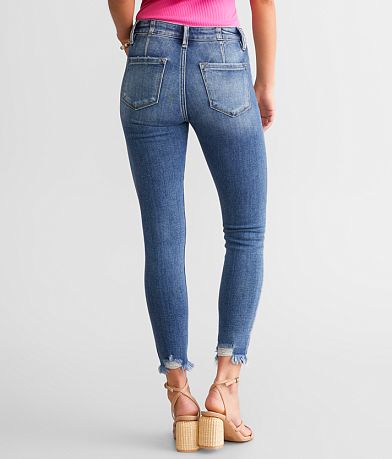 KanCan Signature Mid-Rise Ankle Skinny Stretch Jean back view
