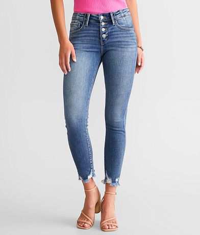KanCan Signature Mid-Rise Ankle Skinny Stretch Jean front view