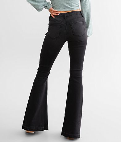 KanCan Signature Mid-Rise Super Flare Stretch Jean BACK
