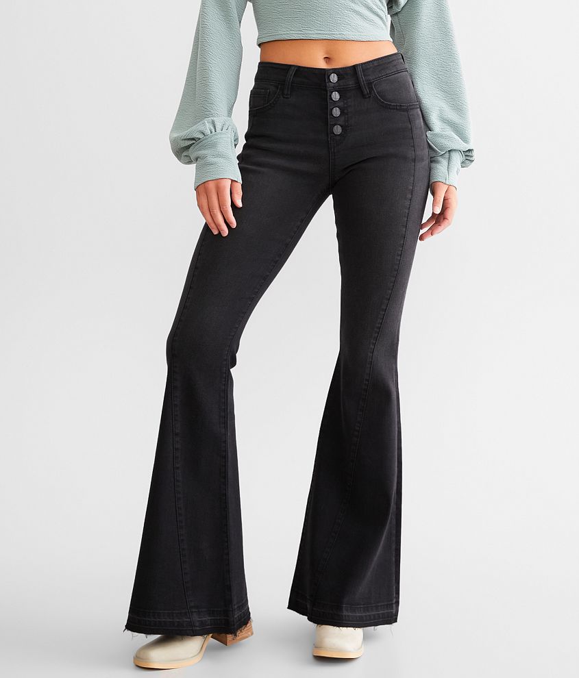 Kan Can Signature Mid-Rise Super Flare Stretch Jean