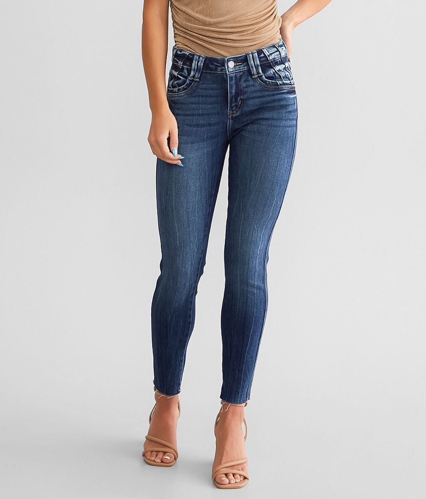 Kan Can Signature Mid-Rise Ankle Skinny Stretch Jean