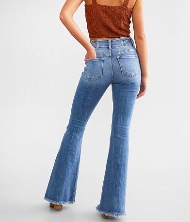 KanCan Signature High Rise Flare Stretch Jean BACK