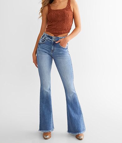 KanCan Signature High Rise Flare Stretch Jean FULL_LEFT_SIDE