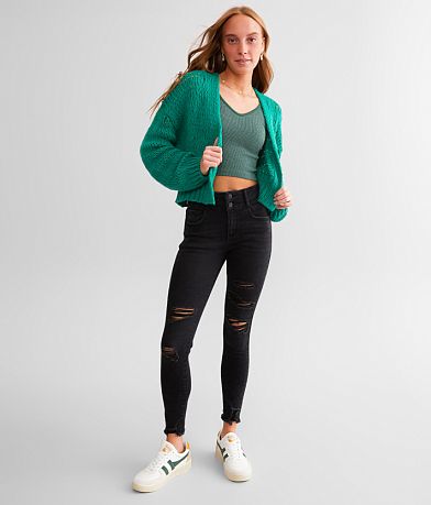 KanCan Signature High Rise Ankle Skinny Stretch Jean front view