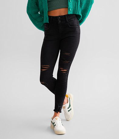 KanCan Signature High Rise Ankle Skinny Stretch Jean full left side view