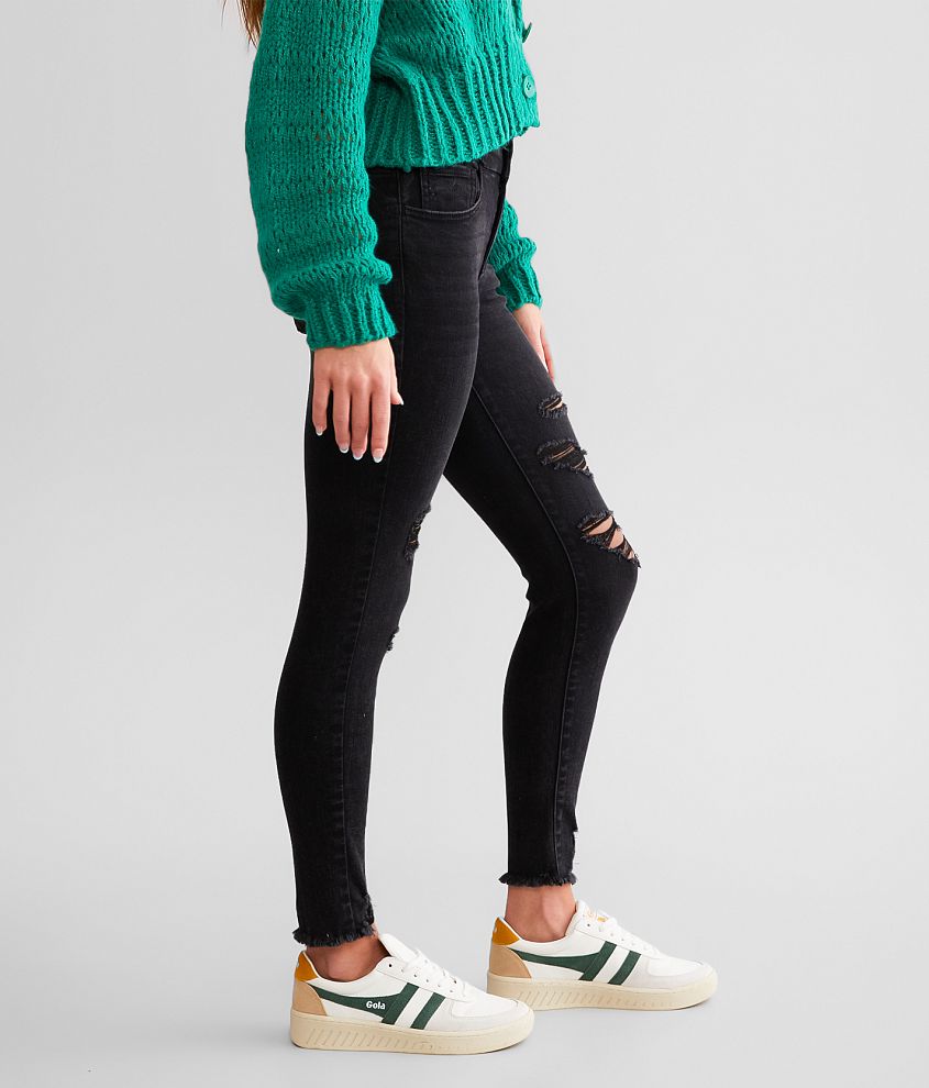 High Rise Ankle Skinny Stretch Jean