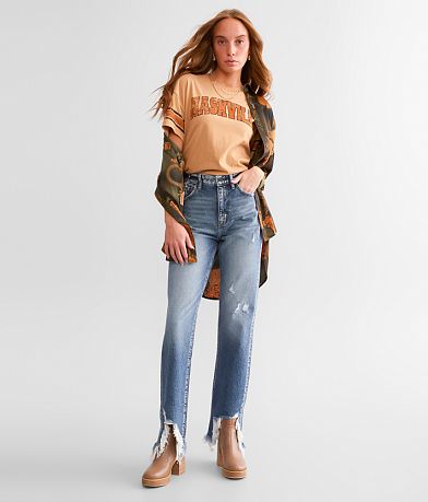 KanCan Signature 90s Straight Jean front view