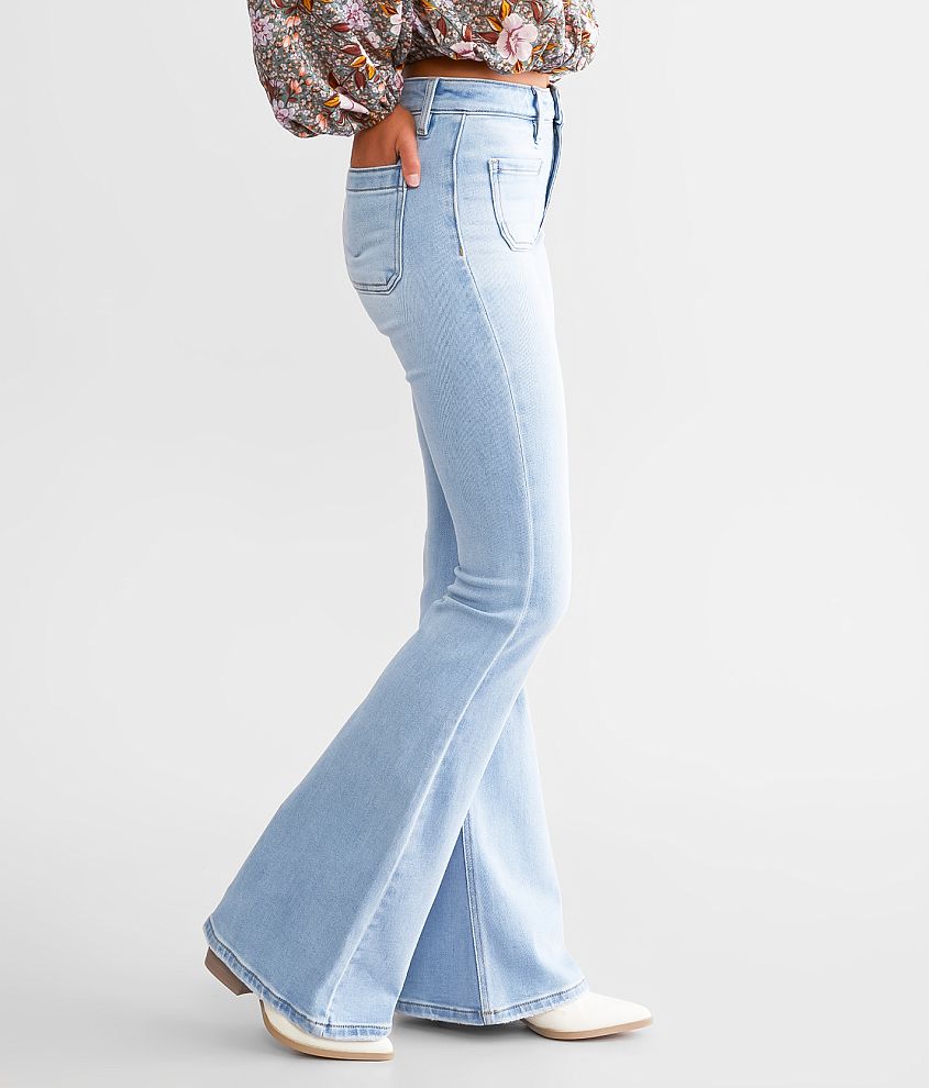 High Rise Flare Stretch Jean