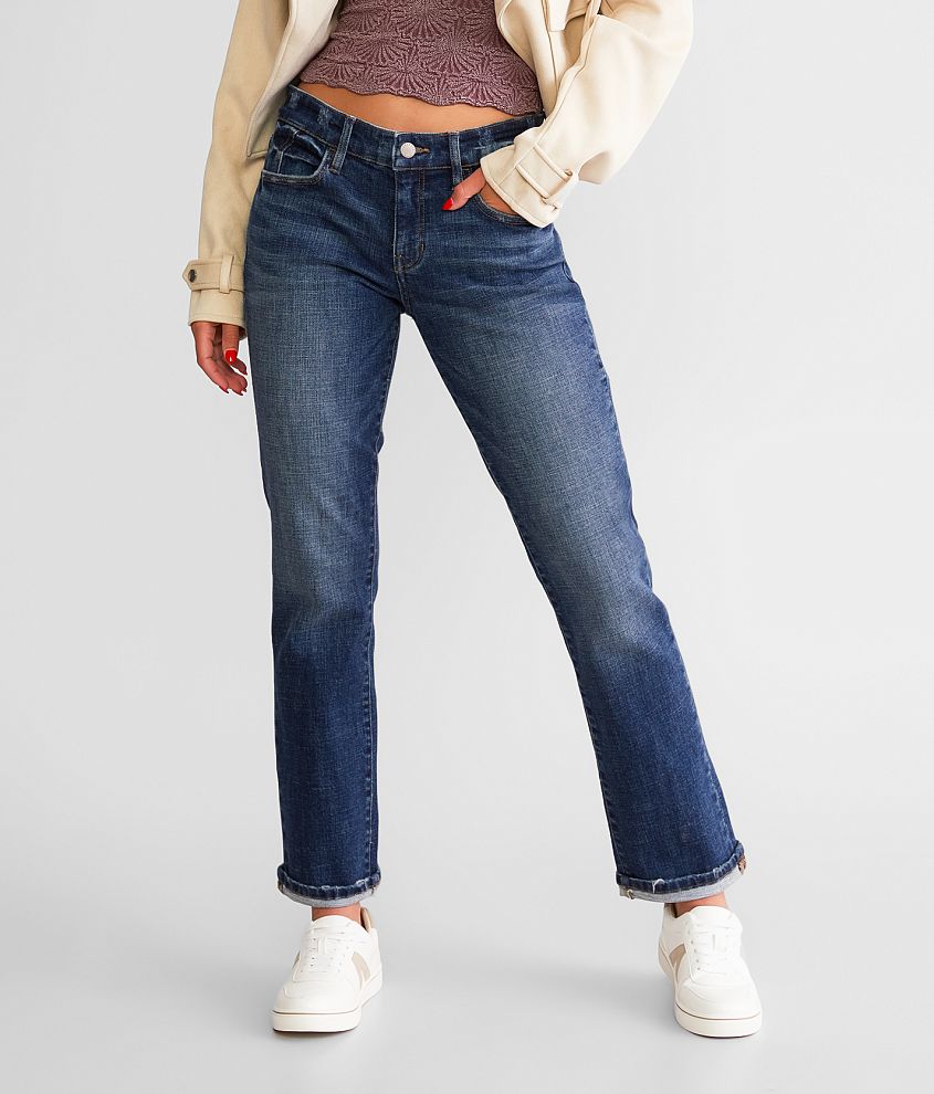 Women's Mid Rise Relaxed Fit Stretch Jeans