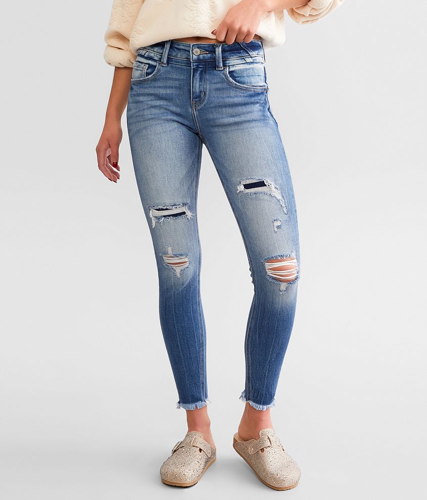 Kan Can Signature Mid-Rise Ankle Skinny Stretch Jean