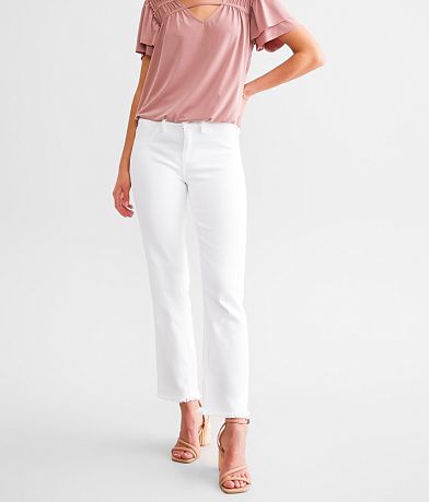 Parker Pink Stacked Flare Denim