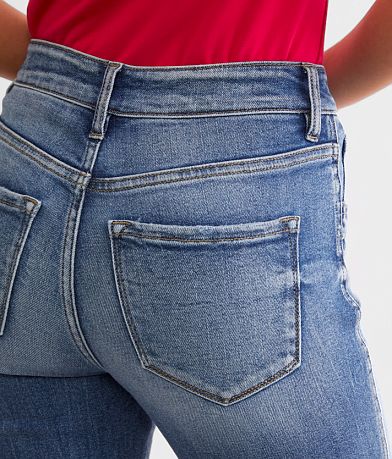 KanCan Signature High Rise Flare Stretch Jean back pocket view