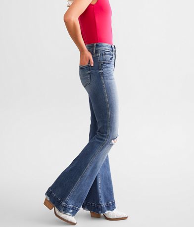 KanCan Signature High Rise Flare Stretch Jean full right side view