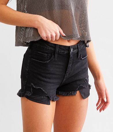 KanCan Signature Mid-Rise Stretch Short FULL_LEFT_SIDE