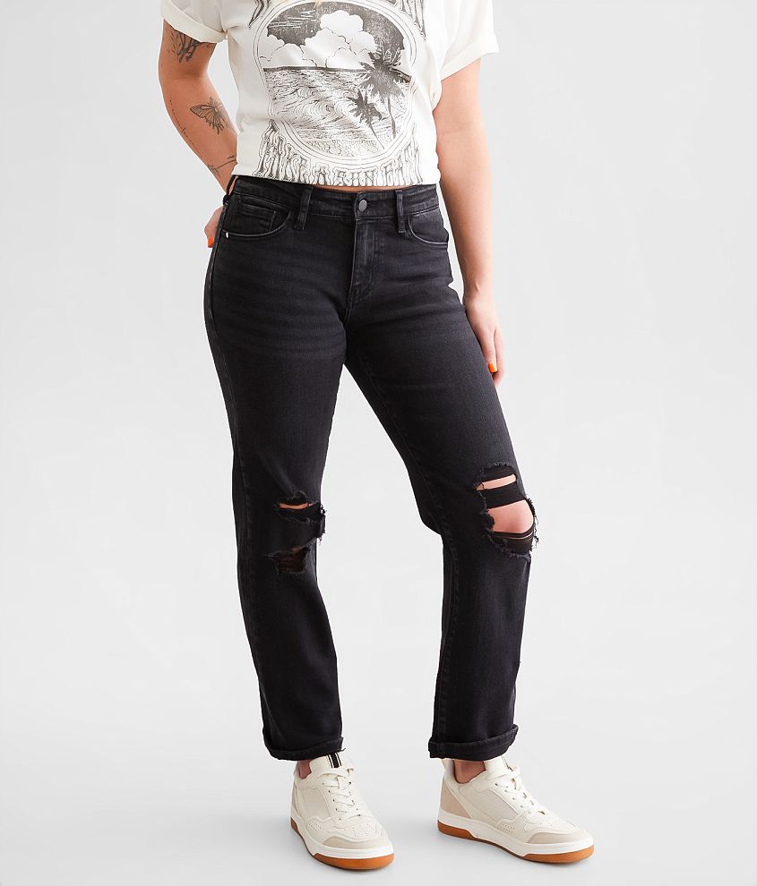 KanCan Signature Mid-Rise Relaxed Stretch Jean front view