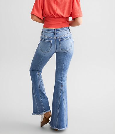 KanCan Signature Mid-Rise Flare Stretch Jean BACK