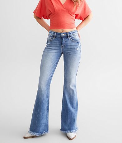 KanCan Signature Mid-Rise Flare Stretch Jean FULL_LEFT_SIDE