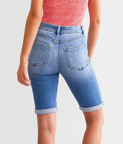 KanCan Signature High Rise Bermuda Stretch Short back view
