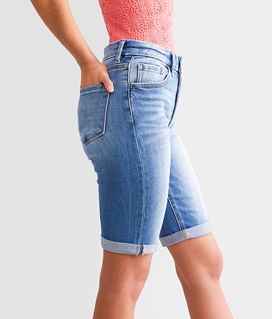 KanCan Signature High Rise Bermuda Stretch Short full right side view