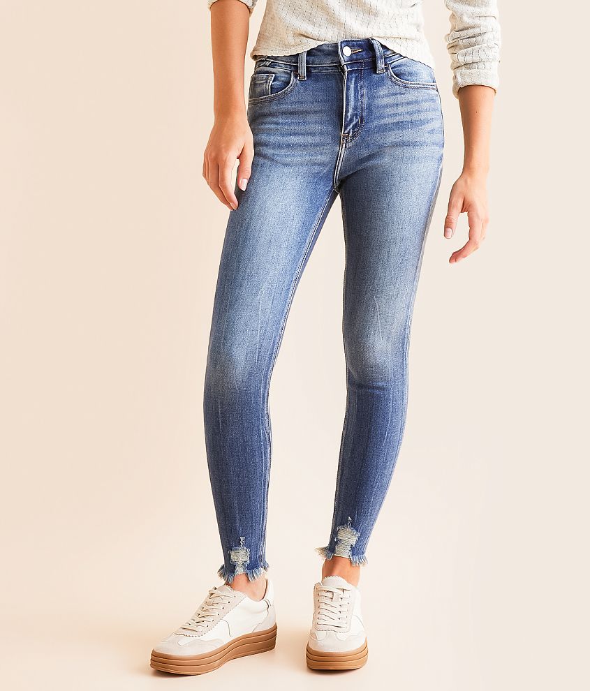 KanCan Signature High Rise Ankle Skinny Stretch Jean front view